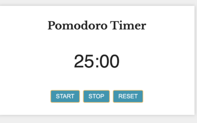 JS WP Plugin #5 – Pomodoro Timer